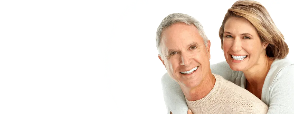 Smiling mature couple